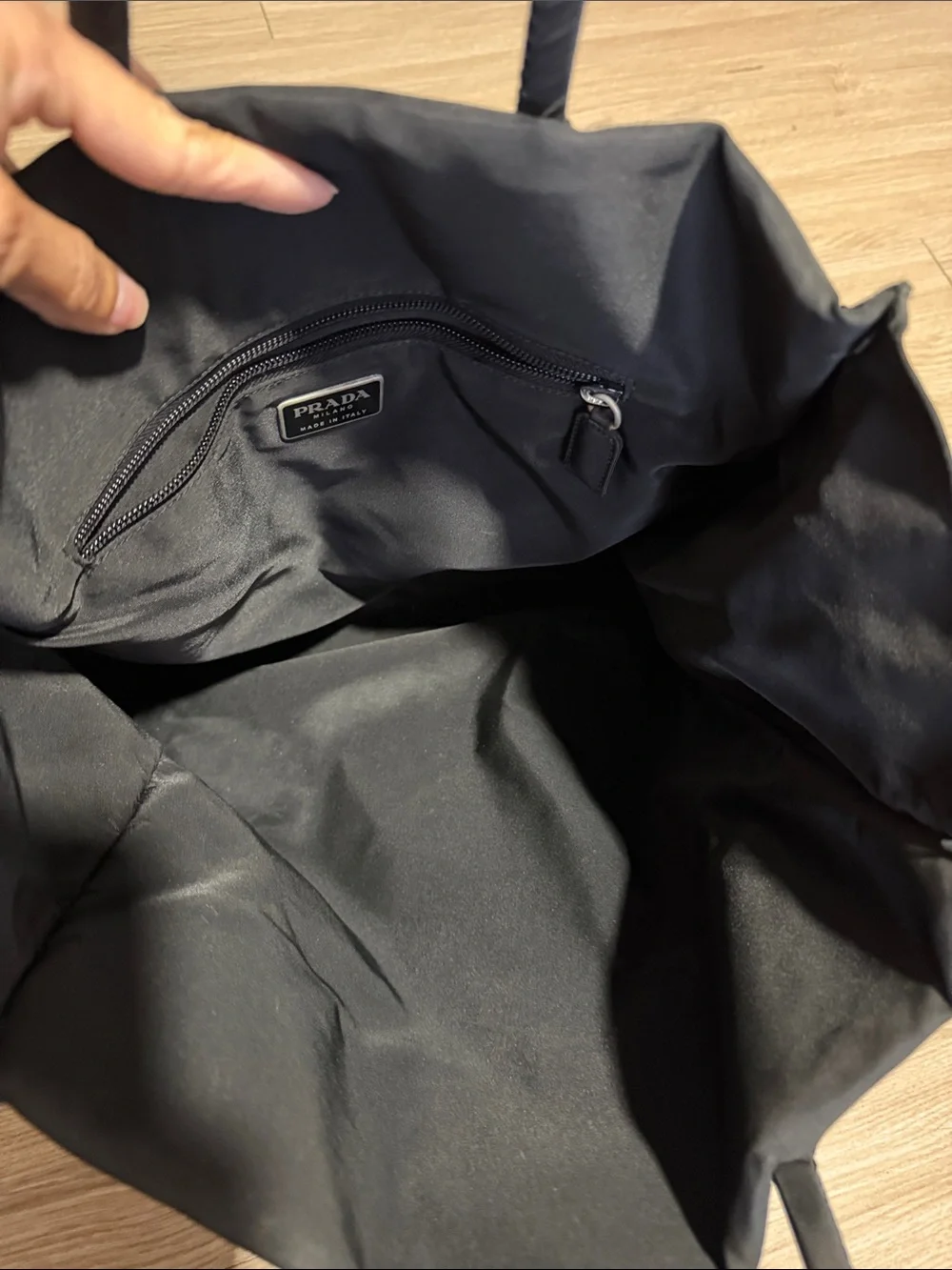 Prada Black Laptop Bag/Tote/Work Bag